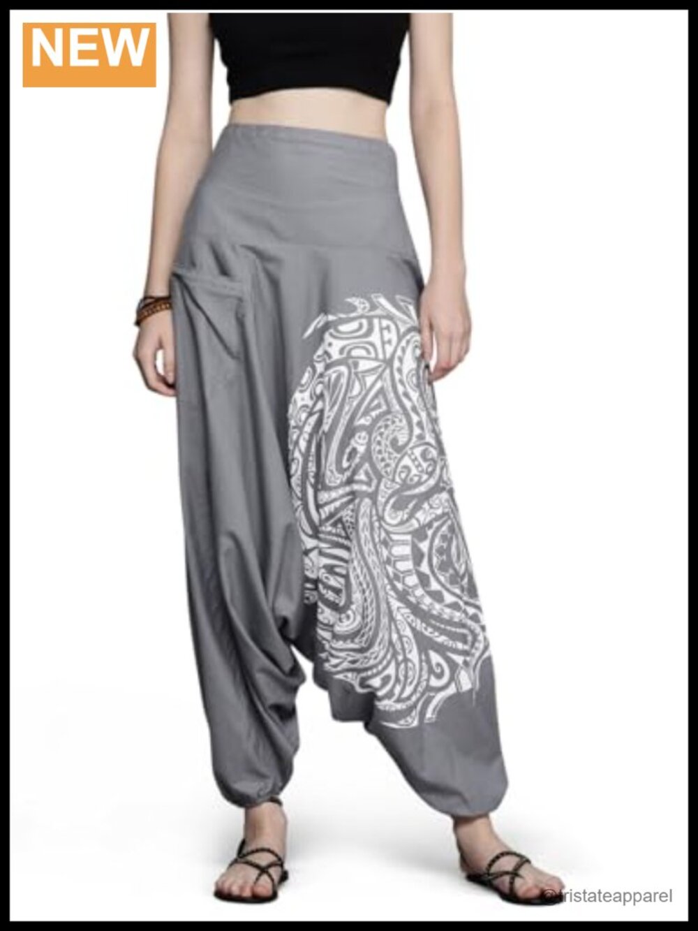 Cotton Harem Pants Boho Hippie Palazzo Summer Casual Yoga Pull On